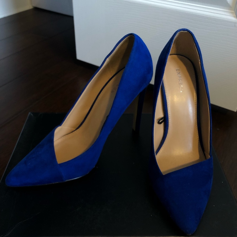 Royal blue heels